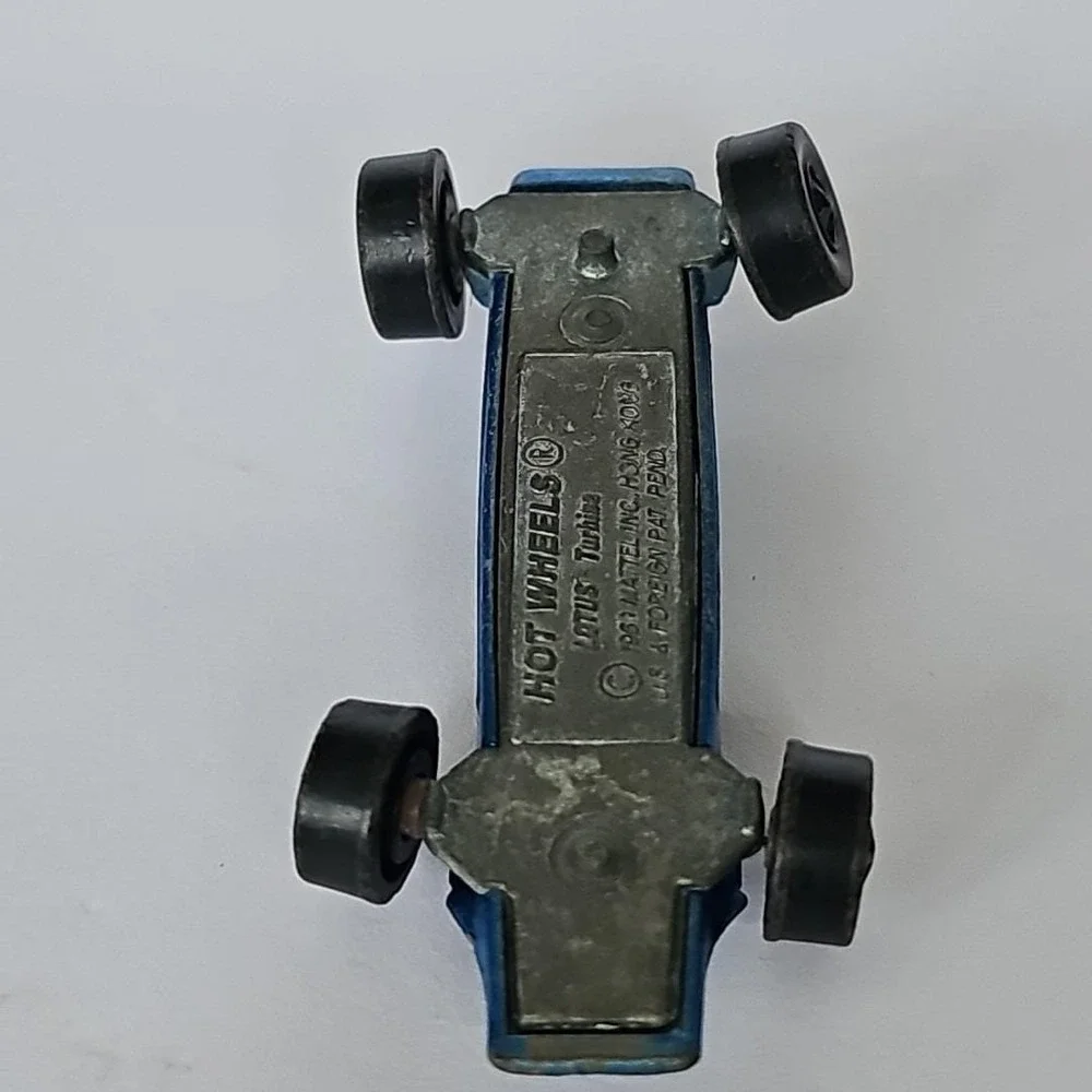 1969 Hot Wheels Lotus Turbine Blue‎ Spectraflame Redline Hong Kong 70 Vintage